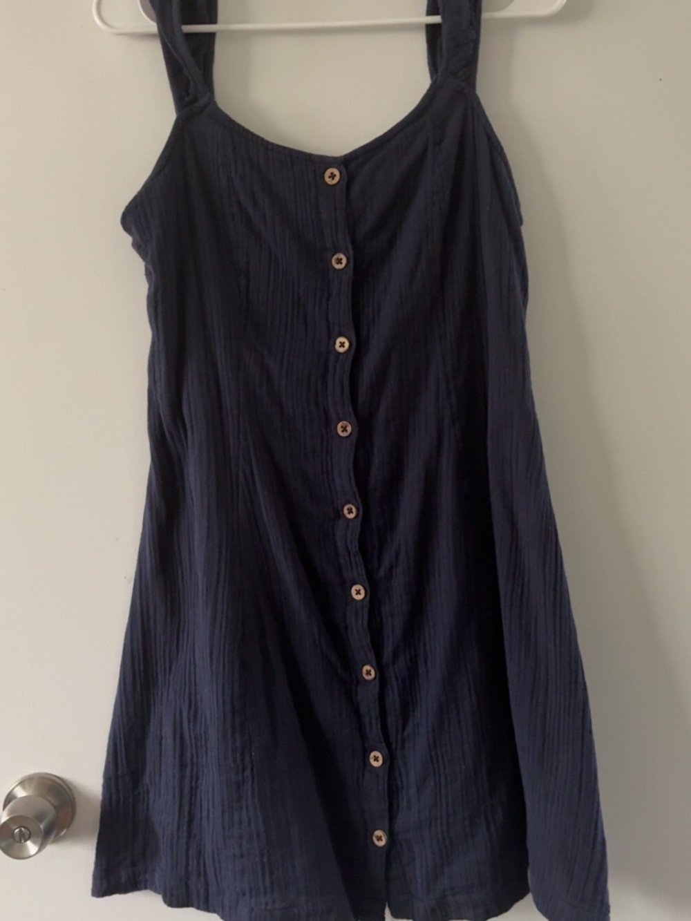 Roxy Navy Blue A-line Mini Dress